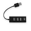 USB-jaotur ACT AC6205 2.0 480 Mbit/s Must 0,12 m