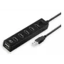 USB-jaotur ACT AC6215 480 Mbit/s Must