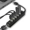 USB-jaotur ACT AC6215 480 Mbit/s Must