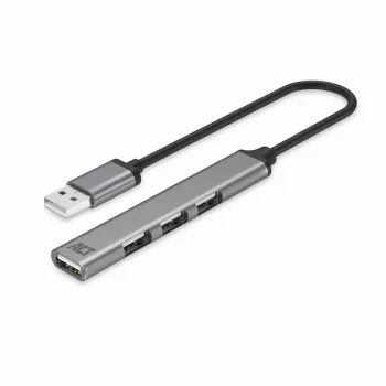 ACT AC6225 USB 2.0 jaotur 480 Mbit/s hall alumiinium