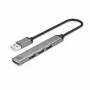ACT AC6225 USB 2.0 jaotur 480 Mbit/s hall alumiinium