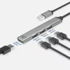 ACT AC6225 USB 2.0 jaotur 480 Mbit/s hall alumiinium