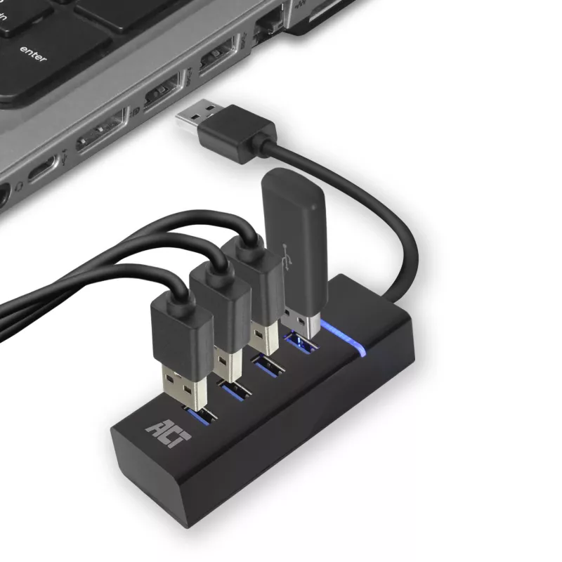 ACT AC6300 USB 3.2 Gen 1 jaotur Type-A 5000 Mbit/s must