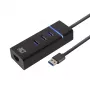 Dokkimisjaam ACT AC6310 USB 3.2 Gen 1 juhtmega ühendus must Ethernet