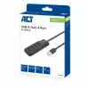 ACT AC6320 liidesejaotur USB 3.2 Gen 1 (3.1 Gen 1) Type-A 5000 Mbit/s Must