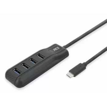 ACT AC6420 liidesejaotur USB 3.2 Gen 1 (3.1 Gen 1) USB-C 5000 Mbit/s Must