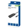 ACT AC6420 liidesejaotur USB 3.2 Gen 1 (3.1 Gen 1) USB-C 5000 Mbit/s Must