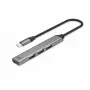 USB-jaotur ACT AC6425 USB-C 5000 Mbit/s alumiinium hall