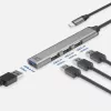 USB-jaotur ACT AC6425 USB-C 5000 Mbit/s alumiinium hall