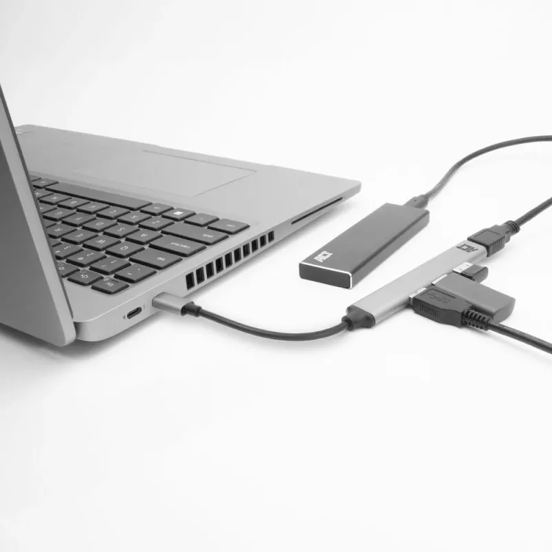 USB-jaotur ACT AC6425 USB-C 5000 Mbit/s alumiinium hall