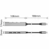 USB-jaotur ACT AC6425 USB-C 5000 Mbit/s alumiinium hall
