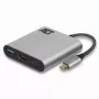 ACT USB-C mitmepordiadapter 1 HDMI monitori, 1x USB-A, PD läbipääsu jaoks
