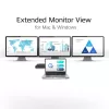 ACT USB-C dokkimisjaam 4K, 2 või 3 HDMI/DisplayPort monitorile, DisplayLink