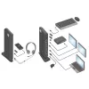 ACT universaalne USB-C või USB-A dokkimisjaam, 2 HDMI monitori jaoks, DisplayLink