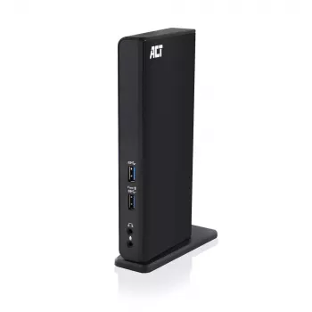 ACT universaalne USB-C või USB-A dokkimisjaam, 2 HDMI monitori jaoks, DisplayLink