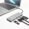 ACT USB-C jaotur 3.0, 3x USB-A, kaardilugeja, PD läbivool