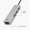 USB-C jaotur ACT AC7055 3x USB-A Gigabit Ethernet