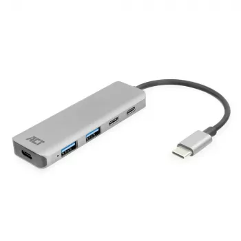ACT AC7072 USB 3.2 Gen 1 USB-C jaotur 5000 Mbit/s Must Hall