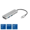 ACT AC7072 USB 3.2 Gen 1 USB-C jaotur 5000 Mbit/s Must Hall