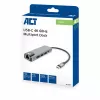 ACT USB-C 4K dokkimisjaam 1 HDMI monitorile, Ethernet, USB-A, PD läbivooluga