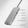 ACT USB-C 4K / 8K 30Hz dokkimisjaam 1 HDMI-monitori, 2,5 Gigabit Etherneti, USB-C 10Gbps, USB-A 10Gbps, 3,5 mm heli, PD läbivooluga