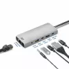 ACT USB-C 4K / 8K 30Hz dokkimisjaam 1 HDMI-monitori, 2,5 Gigabit Etherneti, USB-C 10Gbps, USB-A 10Gbps, 3,5 mm heli, PD läbivooluga