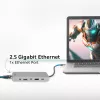 ACT USB-C 4K / 8K 30Hz dokkimisjaam 1 HDMI-monitori, 2,5 Gigabit Etherneti, USB-C 10Gbps, USB-A 10Gbps, 3,5 mm heli, PD läbivooluga