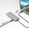ACT USB-C 4K / 8K 30Hz dokkimisjaam 1 HDMI-monitori, 2,5 Gigabit Etherneti, USB-C 10Gbps, USB-A 10Gbps, 3,5 mm heli, PD läbivooluga