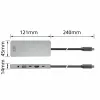 ACT USB-C 4K / 8K 30Hz dokkimisjaam 1 HDMI-monitori, 2,5 Gigabit Etherneti, USB-C 10Gbps, USB-A 10Gbps, 3,5 mm heli, PD läbivooluga