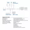 ACT USB-C 4K / 8K 30Hz dokkimisjaam 1 HDMI-monitori, 2,5 Gigabit Etherneti, USB-C 10Gbps, USB-A 10Gbps, 3,5 mm heli, PD läbivooluga