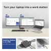 ACT universaalne USB-C dokkimisjaam 4K, 2 HDMI/DisplayPort monitorile, DisplayLink, kompaktne disain