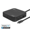 ACT universaalne USB-C dokkimisjaam 4K, 2 HDMI/DisplayPort monitorile, DisplayLink, kompaktne disain