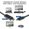 USB-C - DisplayPort kaabel ACT AC7325 2 meetrit