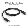 ACT USB 3.0 kaabel USB-C USB-IF sertifitseeritud 1 meeter 5 Gbit/s