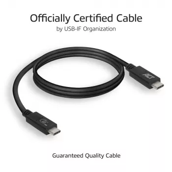 ACT USB 3.0 kaabel USB-C USB-IF sertifitseeritud 2 meetrit 5 Gbit/s