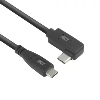 ACT USB 3.0 nurkkaabel USB-C 1 meeter 5 Gbit/s must