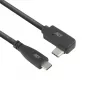 ACT USB 3.0 nurkkaabel USB-C 1 meeter 5 Gbit/s must