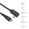 ACT USB 3.0 nurkkaabel USB-C 1 meeter 5 Gbit/s must