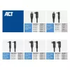 ACT USB 3.0 nurkkaabel USB-C 2 meetrit 5 Gbit/s Must