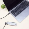 ACT USB 3.0 nurkkaabel USB-C 2 meetrit 5 Gbit/s Must