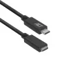 ACT USB 3.0 pikenduskaabel USB-C 2 meetrit 5 Gbit/s Must