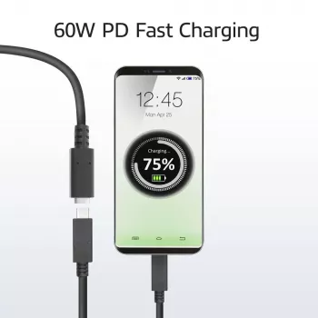ACT USB 3.0 pikenduskaabel USB-C 2 meetrit 5 Gbit/s Must