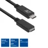 ACT USB 3.0 pikenduskaabel USB-C 2 meetrit 5 Gbit/s Must
