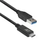 ACT USB 3.0 kaabel USB-A to USB-C 1 meeter 5 Gbit/s Must