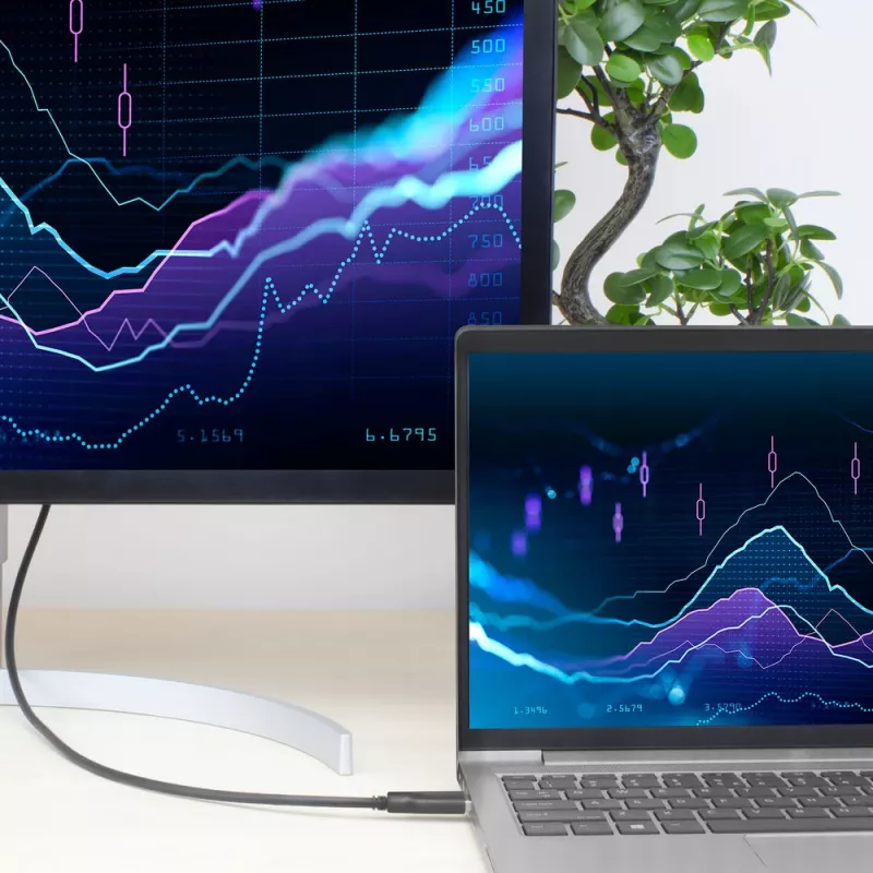 ACT USB 3.0 kaabel USB-A to USB-C 2 meetrit 5 Gbit/s Must