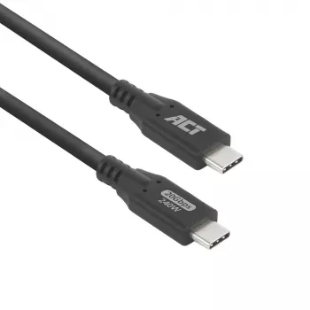 ACT USB4 20Gbps 240W USB USB-C kaabel 0,5 m must