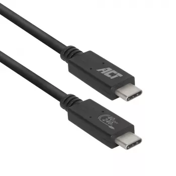 ACT USB4® 40Gbps 240W USB Type-C® kaabel, USB-IF sertifitseeritud 0,8 meetrit