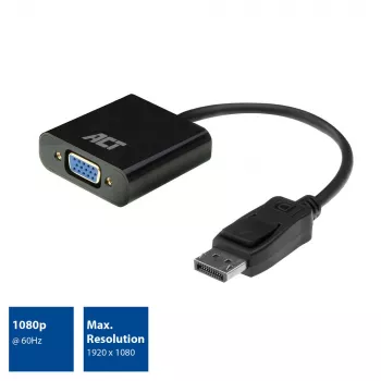 DisplayPort-VGA-adapter ACT AC7515