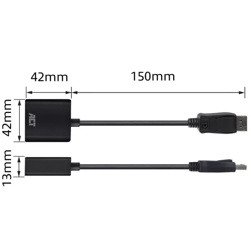 DisplayPort-VGA-adapter ACT AC7515