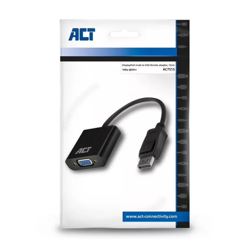 DisplayPort-VGA-adapter ACT AC7515